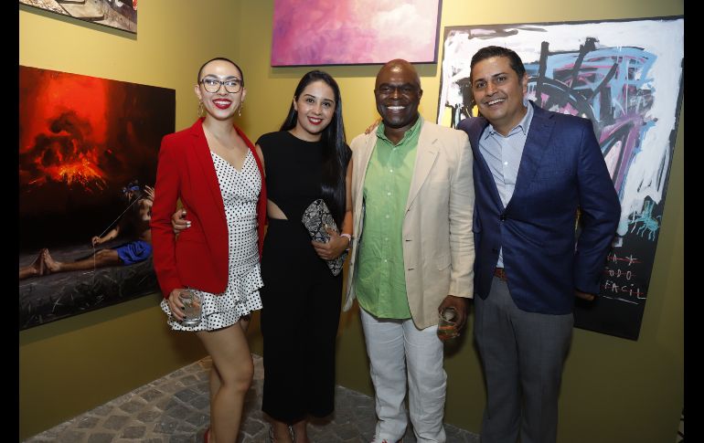Karla Betancourt, Emma Oseguera, Nesly Monmbrun y Luis Eduardo López. GENTE BIEN JALISCO/Claudio Jimeno