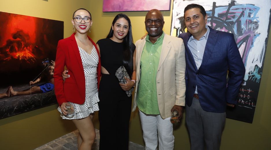 Karla Betancourt, Emma Oseguera, Nesly Monmbrun y Luis Eduardo López. GENTE BIEN JALISCO/Claudio Jimeno