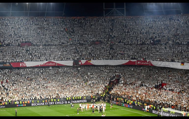 El Eintracht se coronó campeón de la Europa League y desató la locura. AP/J. BRETON