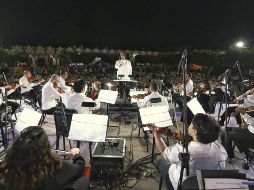 Los asistentes llenaron la explanada ‘Juan Rulfo’ y disfrutó de un programa conformado por piezas de Byrd, Mozart, Crusell y Kroetsier. CORTESÍA / Secretaría de Cultura