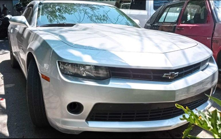 La Policía de Guadalajara recuperó el Camaro robado y detuvo a la persona que lo conducía. ESPECIAL