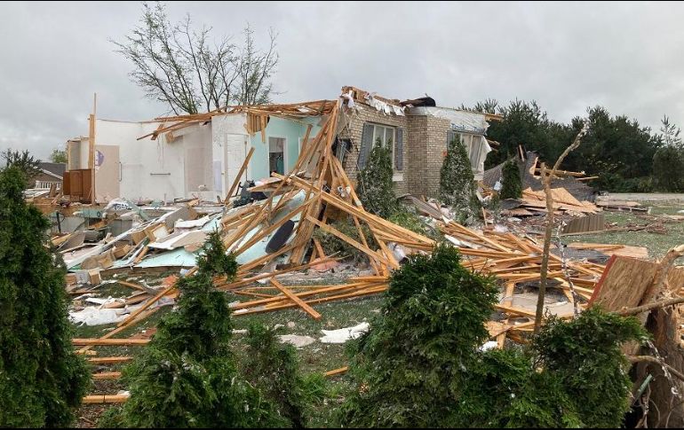 Más de 40 personas resultaron lesionadas por este desastre natural. AP/J. Flesher