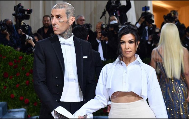 Kourtney tiene actualmente 43 años y Travis Barker 46. La pareja se conocía desde hace años, pero hasta hace un par decidieron comenzar una relación amorosa. AFP / ARCHIVO
