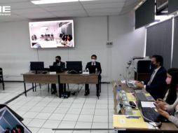 Desde la biblioteca de la Junta Local Ejecutiva de Aguascalientes, se llevó a cabo la configuración de cada una de las cuatro elecciones. TWITTER/@C_Humphrey_J