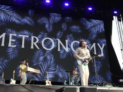 Metronomy hizo un recorrido por sus éxitos más populares en medio de aplausos. EL INFORMADOR/A. Camacho