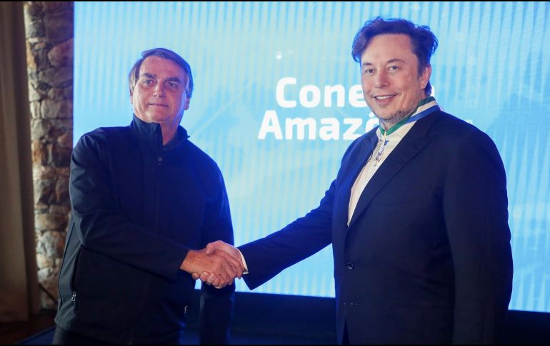 El presidente de Brasil se dijo orgulloso de hacer negocios con Elon Musk. AP/C. Oliveira