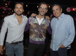 Luis Fernández del Valle, Oscar Naveja y Marcos García Vivanco. GENTE BIEN JALISCO/Claudio Jimeno