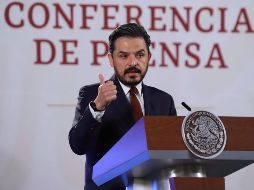 El director general del IMSS, Zoé Robledo, detalla que la plataforma medicosespecialistas.gob.mx será lanzada este martes a las 12:00 horas. SUN / F. Rojas