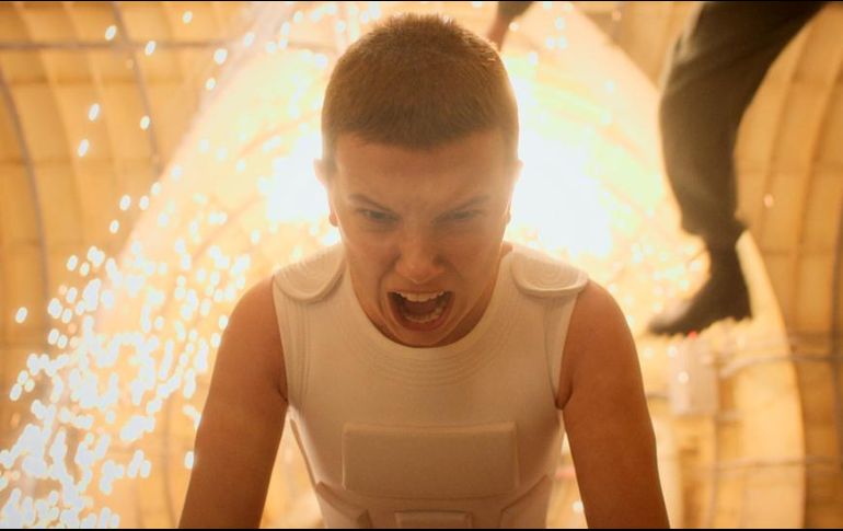 Millie Bobby Brown vuelve a interpretar su famoso personaje de Once/Jane Hopper. NETFLIX