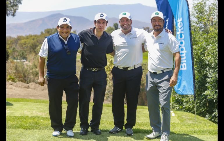 Eduardo Miranda, Gustavo Jiménez, Rodrigo Camaleño y Flavio Ochoa. GENTE BIEN JALISCO/Claudio Jimeno