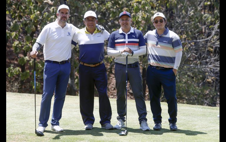 Eduardo González, Fernando Salazar, Carlos Martínez y Diego Salazar. GENTE BIEN JALISCO/Claudio Jimeno