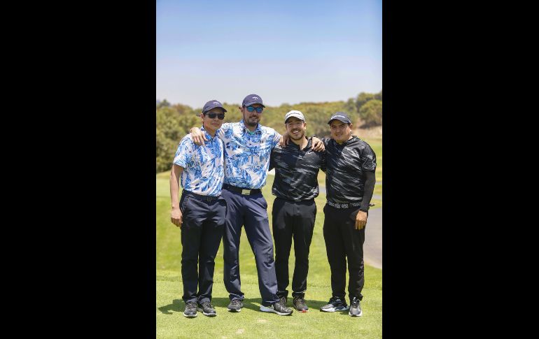 Guido Ladrón de Guevara, Manuel González, Carlos Jiménez y Jonathan González. GENTE BIEN JALISCO/Claudio Jimeno