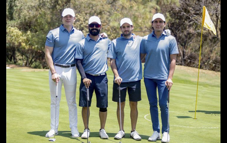 Jesús Maciel, Michel Santillana, Rodrigo Galguera y Rodrigo Correa. GENTE BIEN JALISCO/Claudio Jimeno