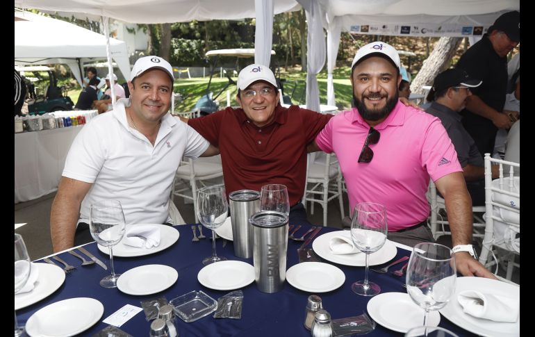 Eduardo Martínez, Julio León y Jesús López. GENTE BIEN JALISCO/Claudio Jimeno