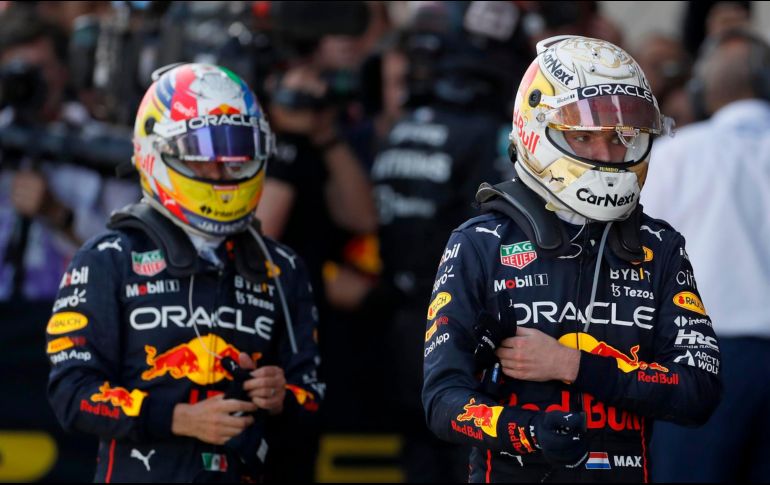 Max Verstappen lidera el campeonato de pilotos y Sergio Pérez es tercero. EFE/A. ESTÉVEZ