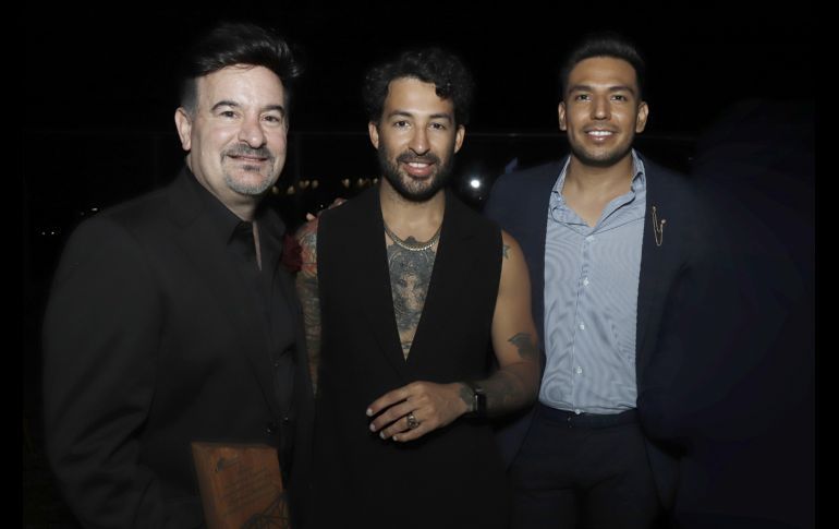 Samuel Burstein, Sean Derbees y Javier Figueroa.