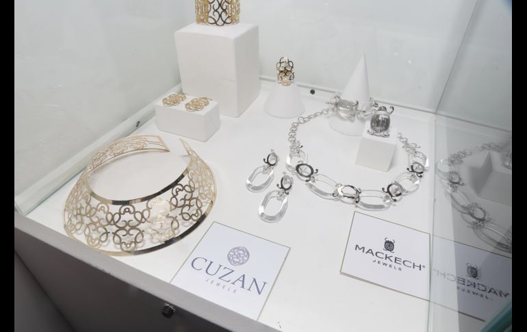 Exhibición de las piezas de los galardonados.