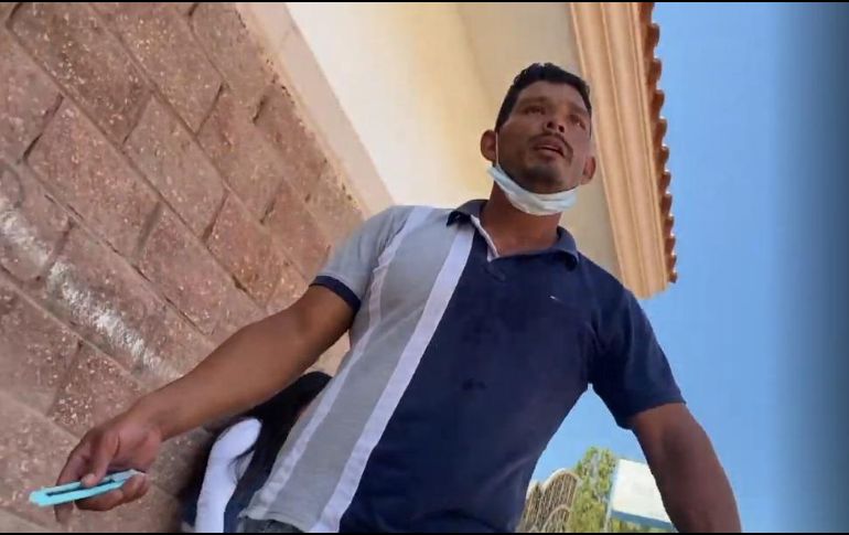 Las autoridades declararon que al ver el contenido del video iniciaron con la búsqueda del sujeto para encontrarlo posteriormente en medio de una riña. ESPECIAL