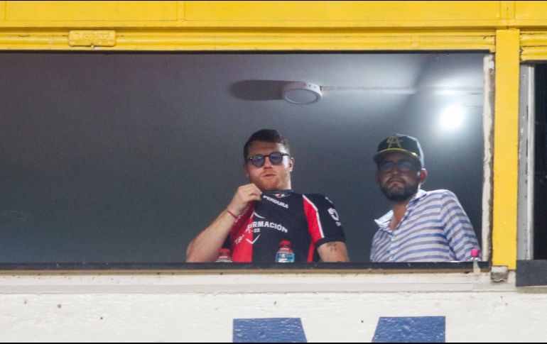 Saúl Álvarez lució la playera del Atlas. IMAGO7