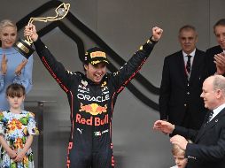 Al terminar la carrera, Pérez le dedicó el triunfo al 