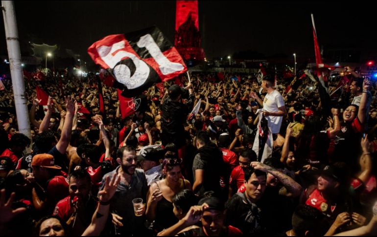 Los rojinegros del Atlas se proclamaron bicampeones ayer en el Clausura 2022. EL INFORMADOR/ G. GALLO