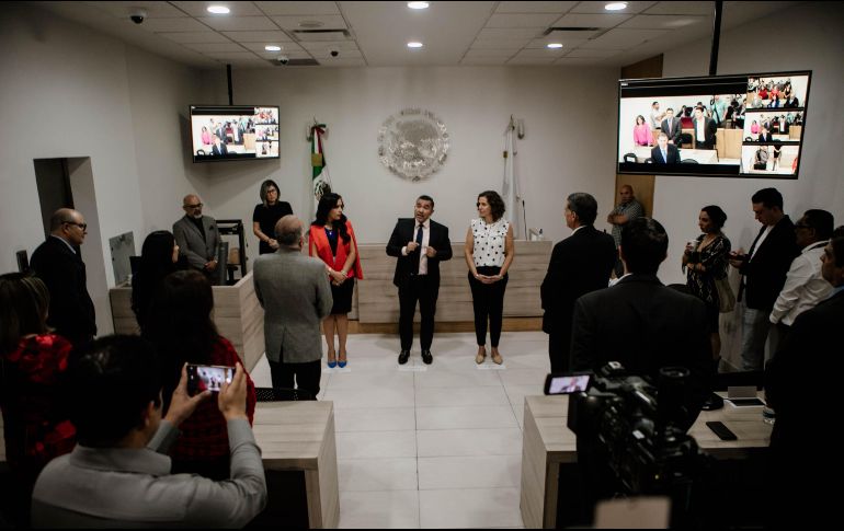 La sala no requirió un presupuesto extra por parte del Poder Judicial, sino que se reorientaron recursos ya asignados para poder dar un nuevo uso a este espacio. EL INFORMADOR / G. Gallo