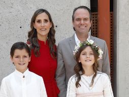 Virginia Amescua Hernández, Christian Gómez España Collignon, Álvaro y María Gómez España Amescua. GENTE BIEN JALISCO/Claudio Jimeno