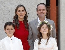 Virginia Amescua Hernández, Christian Gómez España Collignon, Álvaro y María Gómez España Amescua. GENTE BIEN JALISCO/Claudio Jimeno