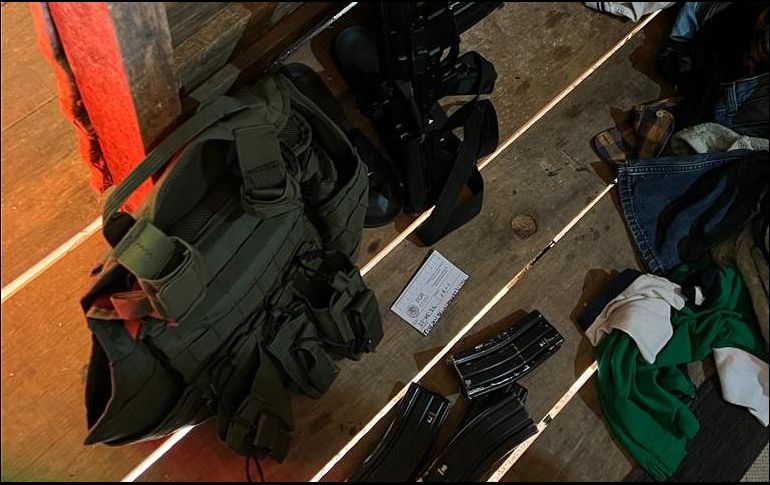 El inmueble y lo asegurado fue puesto a disposición del Ministerio Público Federal de la FGR. CORTESÍA