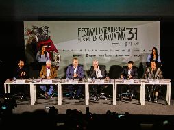 En una rueda de prensa autoridades de la UdeG presentaron el programa oficial del FICG 2022. EL INFORMADOR/ G. Gallo