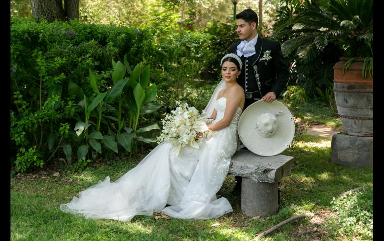 Janine Newton y Alan David Gutiérrez. GENTE BIEN JALISCO/Jorge Soltero
