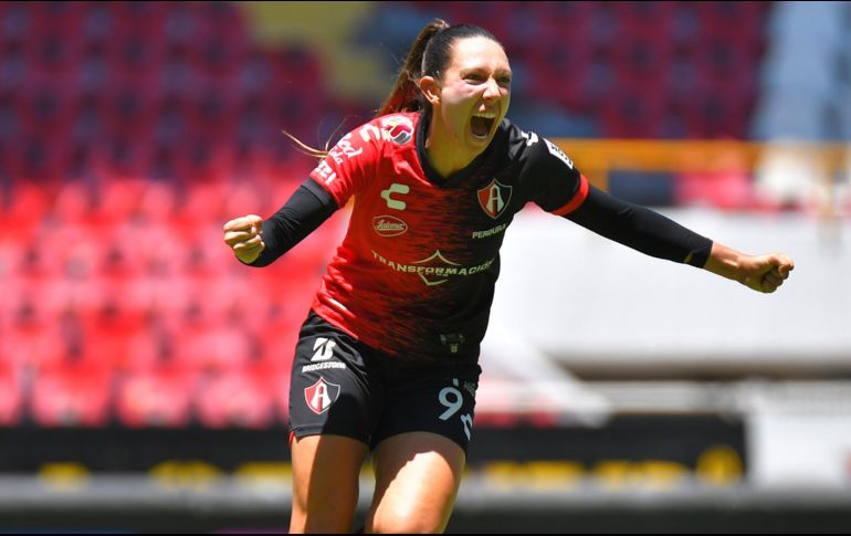 “Boyi”, quien también es conocida como la “Doctora del Gol”, fue la mejor artillera de Atlas en el Clausura 2022. IMAGO7