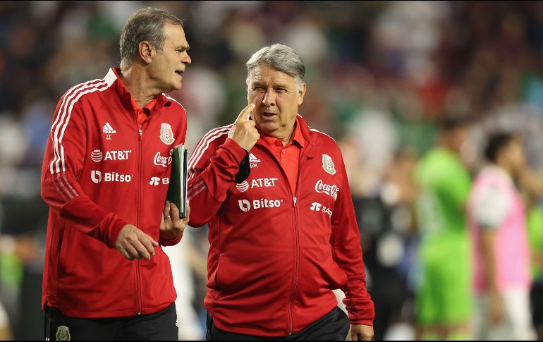 El público en el estadio de la Universidad de Phoenix pidió la destitución del Tata. AFP/C. Petersen