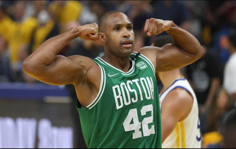 En el primer juego de su carrera en unas finales, el dominicano Al Horford fue uno de los hombres clave de los Celtics. AP/J. Jacobsohn