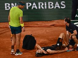 Nadal reconoció que, pese a la alegría que supone alcanzar una nueva final, no podía ocultar su tristeza por el retiro de su rival en esas condiciones. AFP / A. C. Poujoulat