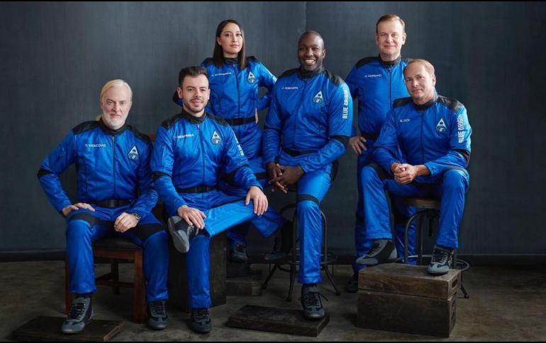 Katya Echazarreta, originaria de Guadalajara y ciudadana estadounidense, participa en una misión de la empresa Blue Origin. TWITTER / @katvoltage