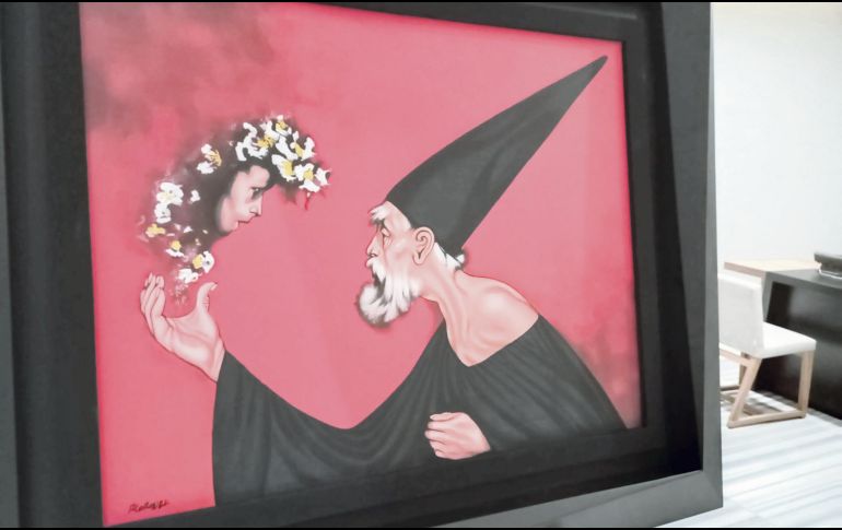 “La Lunita”. Una de las piezas expuestas de Rafael Coronel en el recinto. EL INFORMADOR/F. González