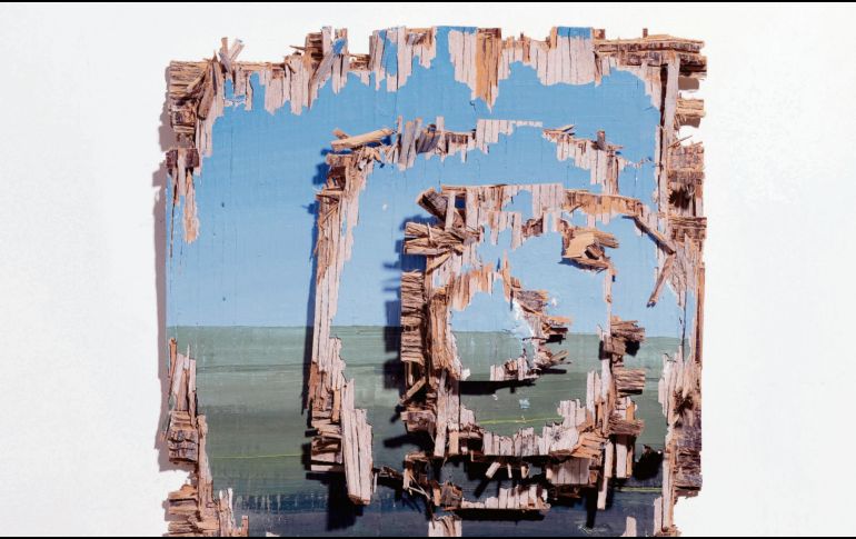 Obra de Davis Birks que forma parte de la muestra 