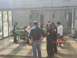 Aunque la emergencia duró más de 20 minutos, no se suspendió el servicio del Tren Ligero. ESPECIAL /