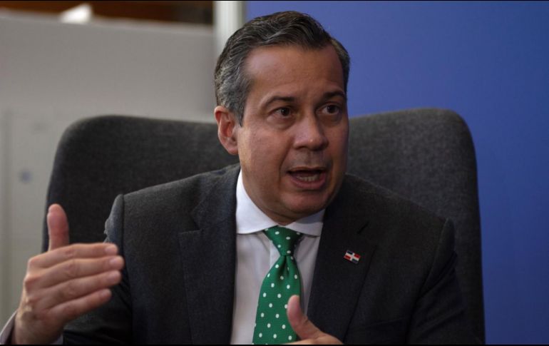 Orlando Jorge Mera, Ministro de Medio Ambiente y Recursos Naturales de República Dominicana, durante una entrevista. EFE/M. Moncada