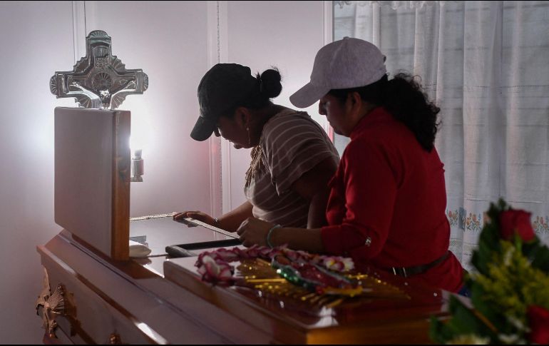 Las reporteras veracruzanas Yessenia Mollinedo Falconi y Sheila Johana García Olivera fueron asesinadas el pasado 9 de mayo. AFP