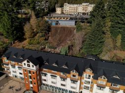 El alud se originó a causa de las lluvias. AFP/F. R. Mejía