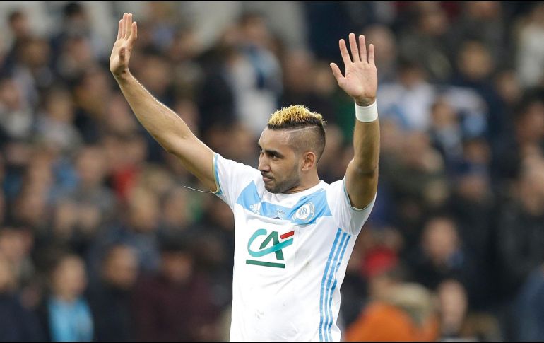 Dimitri Payet, a sus 35 años, es un referente del Olympique de Marsella. AP/ARCHIVO
