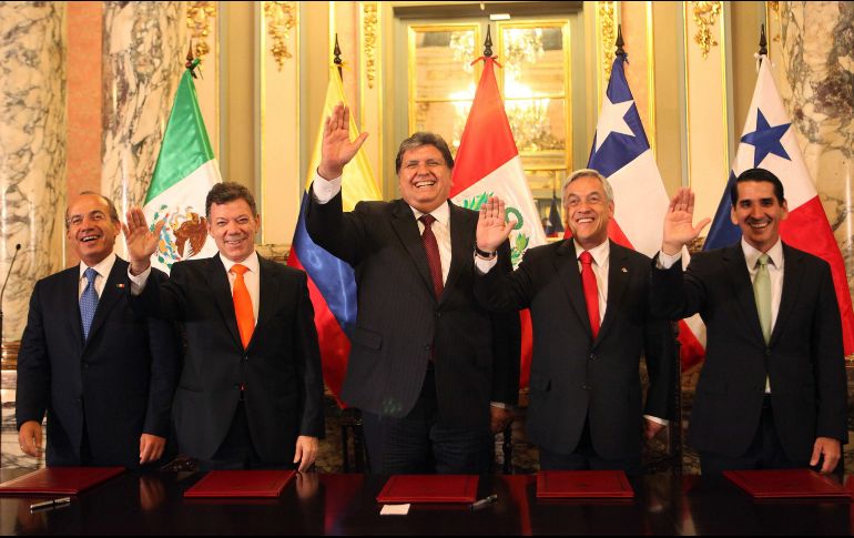 La Alianza fue formada por gobiernos conservadores como respuesta a Unasur y Celac, pero hoy los cuatro países fundadores tienden a la izquierda. EFE/P. Aguilar