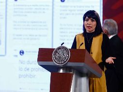 Ana Elizabeth García Vilchis, encargada de la sección 