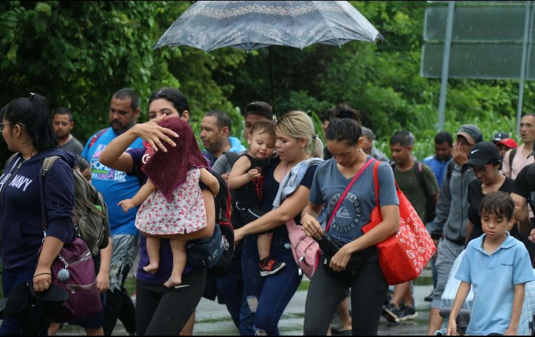 El escrutinio ha crecido esta semana por la partida el lunes de una caravana migrante de casi 15 mil personas desde Chiapas. SUN / ARCHIVO
