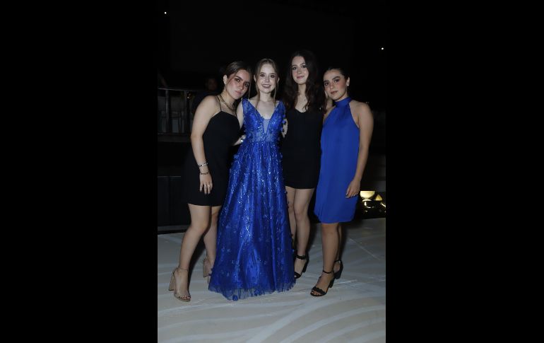 Ximena Salvatierra, Valeria Rodríguez, Andrea Pérez y Ale Ibarra. GENTE BIEN JALISCO/Claudio Jimeno