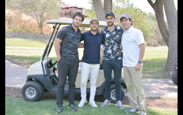 Paulo Larios, Jorge Celis, Rodrigo Sahagún y Alejandro Sánchez. GENTE BIEN JALISCO/Marifer Rached