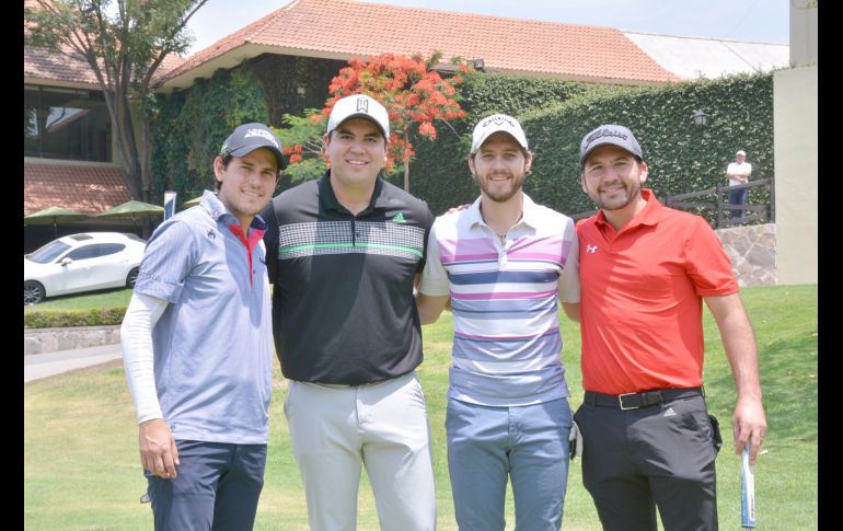 Esteban Plasencia, Jorge Orendain, Fernando Oregón y Jaime Ruiz Velasco. GENTE BIEN JALISCO/Marifer Rached