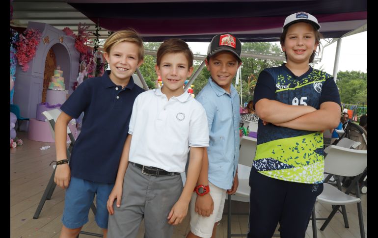 Bosco Martin, Guillermo Silva, Alfonso Hernández y Alfredo Gómez. GENTE BIEN JALISCO/Claudio Jimeno